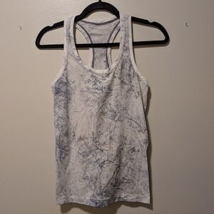 Lululemon Marble Print Racerback Tank Top Size 4/XS